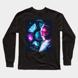 an astronaut lost in space. Long Sleeve T-Shirt